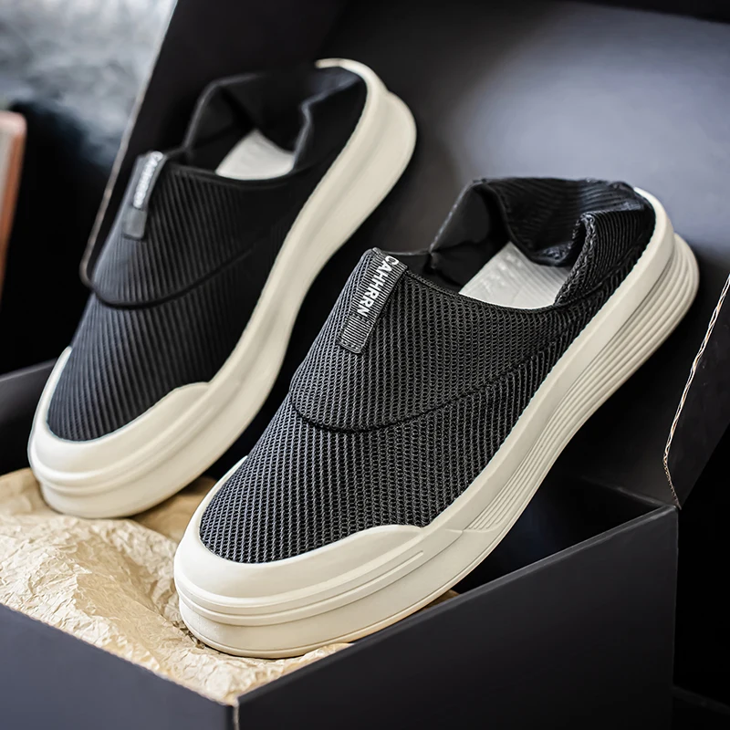 

Walking Luxury Mens Slippers Casual Summer Outdoor Shoes Breathable Hiking Sneakers Designer Fashion Loafers House Slides