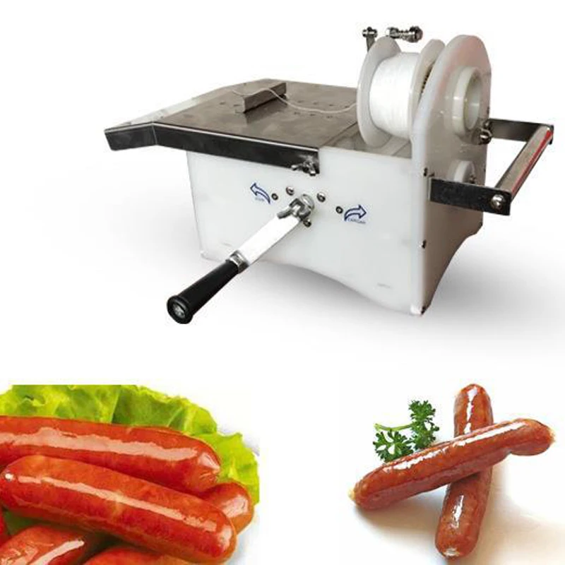 Sausage Knotting Machine Sausage Tying Linker Tier Machine Sausage Wire Tie Machine Manual Sausage Tying Machine