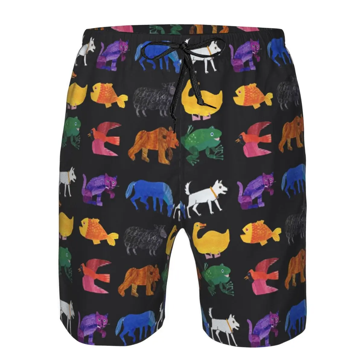 Eric Carle Animals Trunks Beach Board Shorts Casual Quick Dry Swimming Summer Men Pants