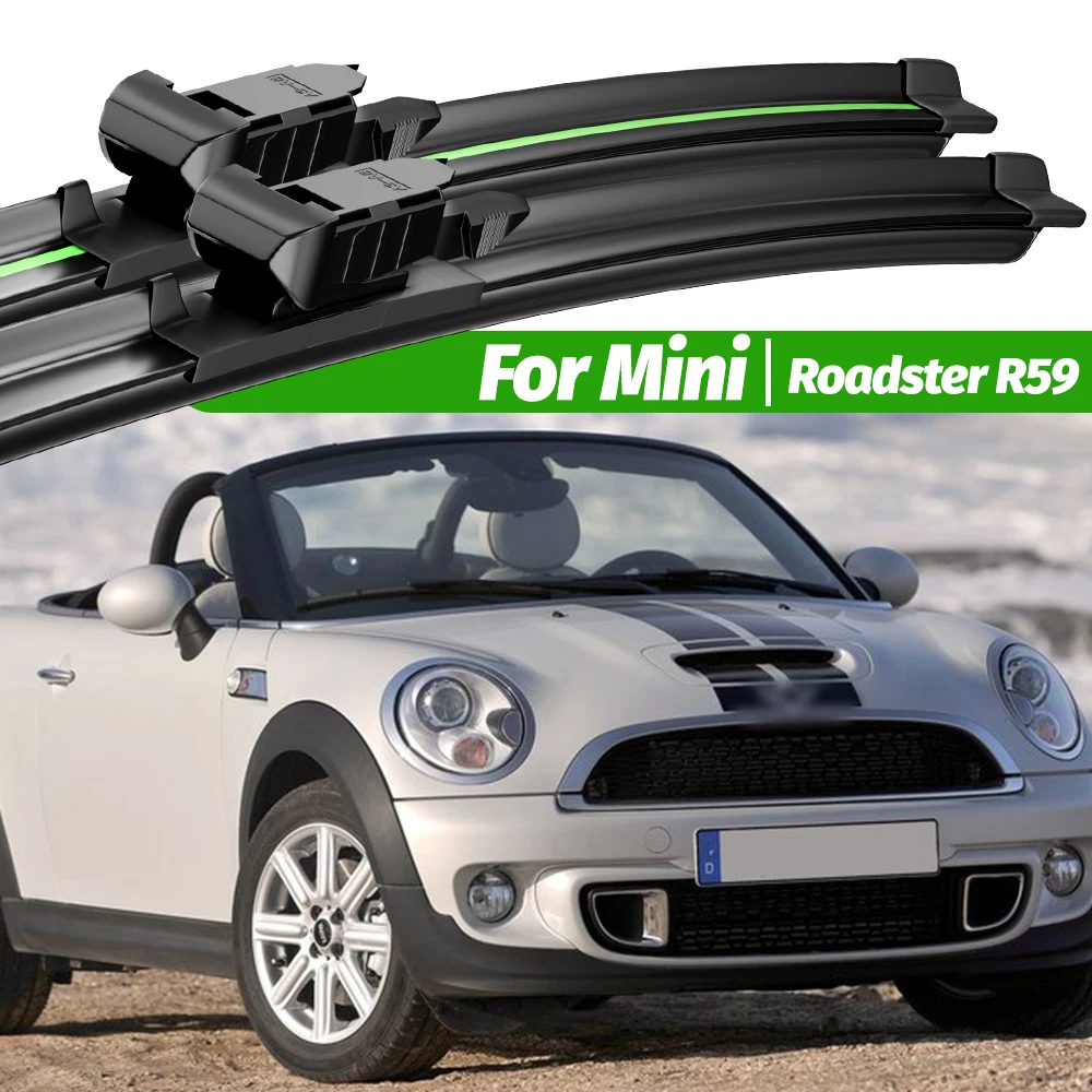 

For Mini Roadster R59 2012-2015 2pcs Front Windshield Wiper Blades 2013 2014 Windscreen Window Accessories