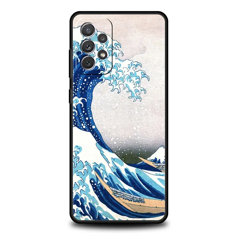 Case For Samsung A15 A13 A51 A71 A41 A31 A21S A03S A05 A12 A32 A52 A23 A25 A33 A53 A73 5G Cover Japan The Great Wave Of Kanagawa