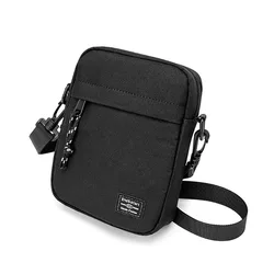 Male Side Shoulder Bag Messenger Sling Bags For Men Casual Oxford Small Zipper Crossbody Pouch Simple Mini Crossbody Phone Bag