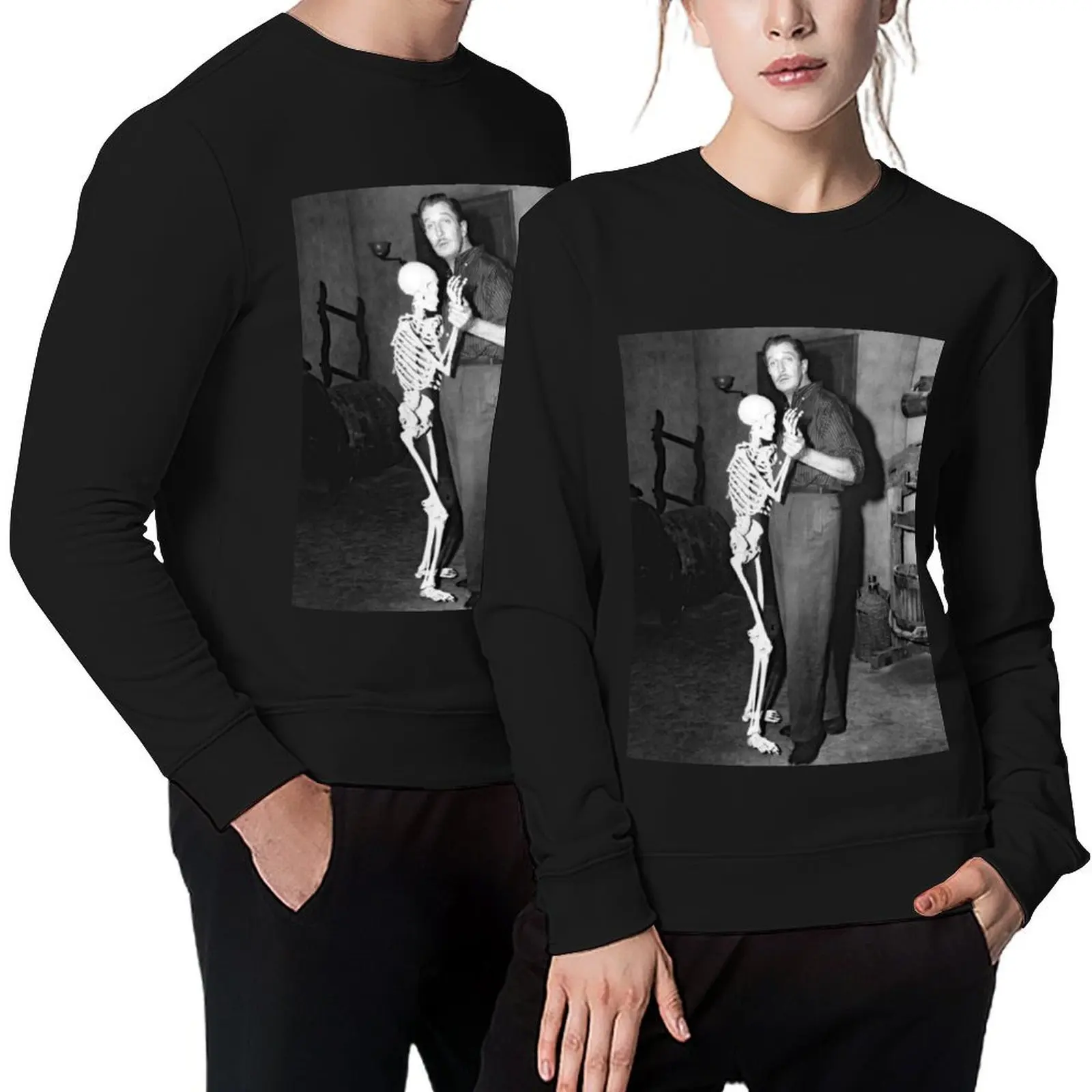 

Vincent Price Pullover men clothing autumn new products men wear korean clothes new in sweatshirts