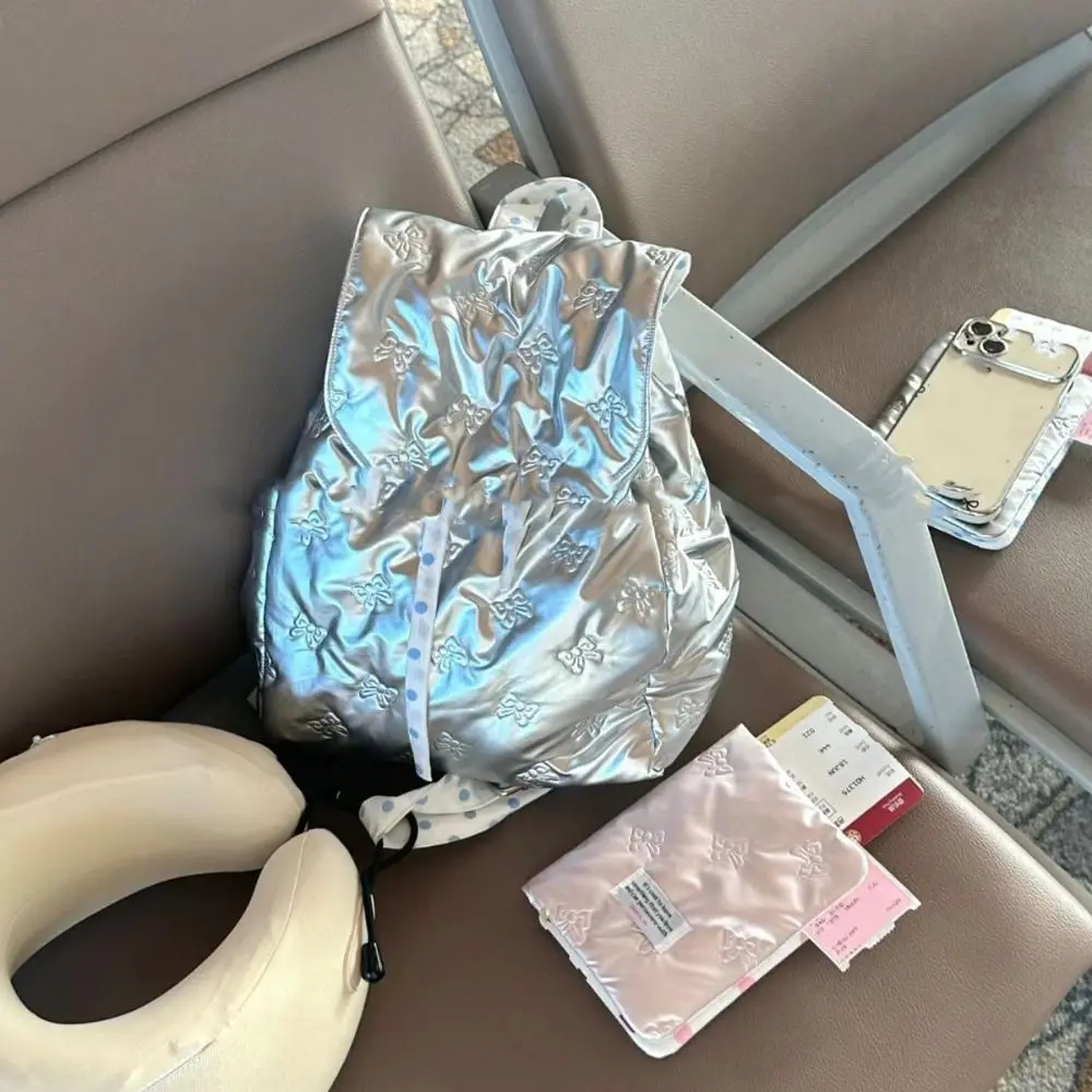 

Portable Pink Silver Passport Cover PU Multi-function Card Holder Anti Theft Travel Supplies Certificates Passport Bag