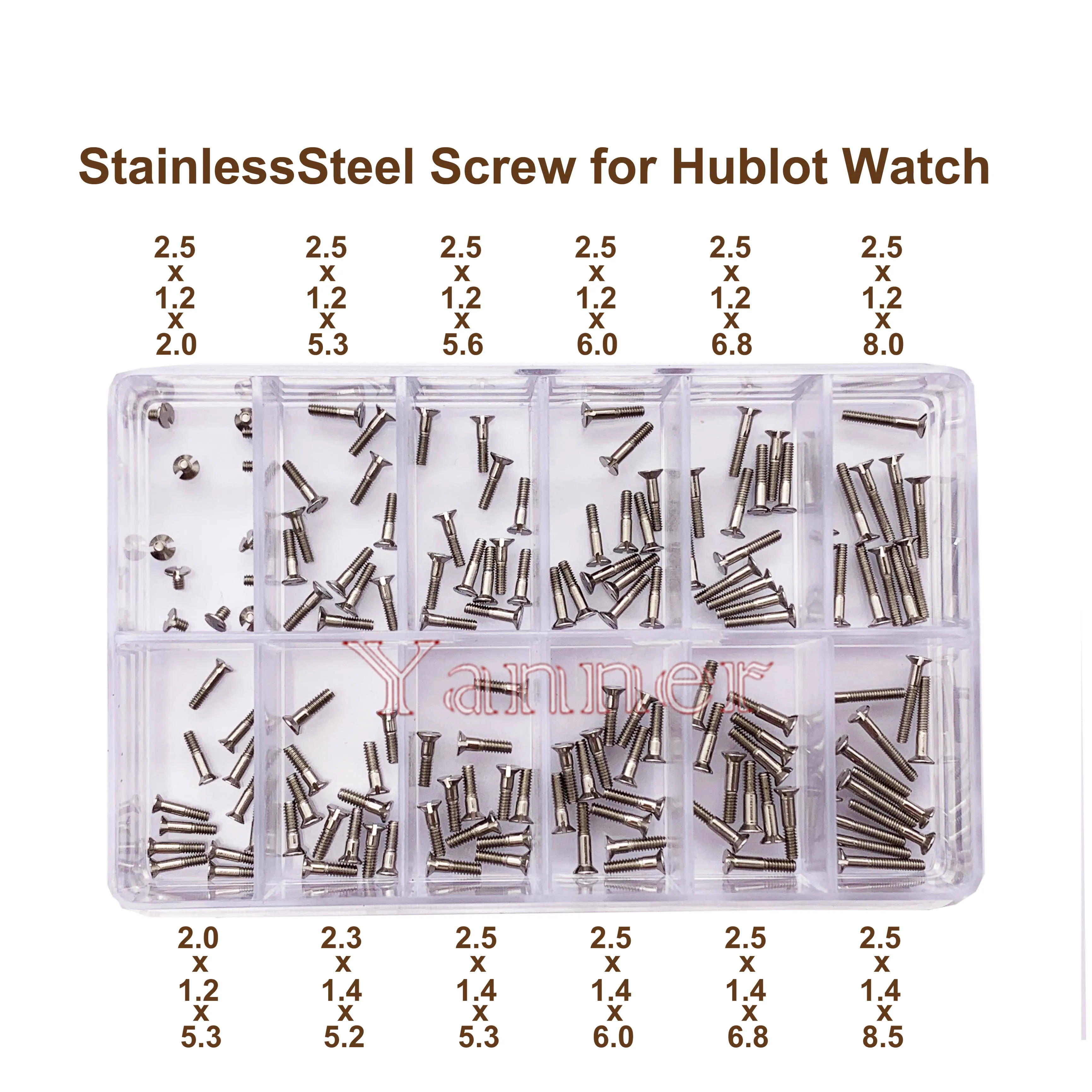 Stainless Steel Screws for Hublot Watch - Watch Repair Parts for Watchmakers