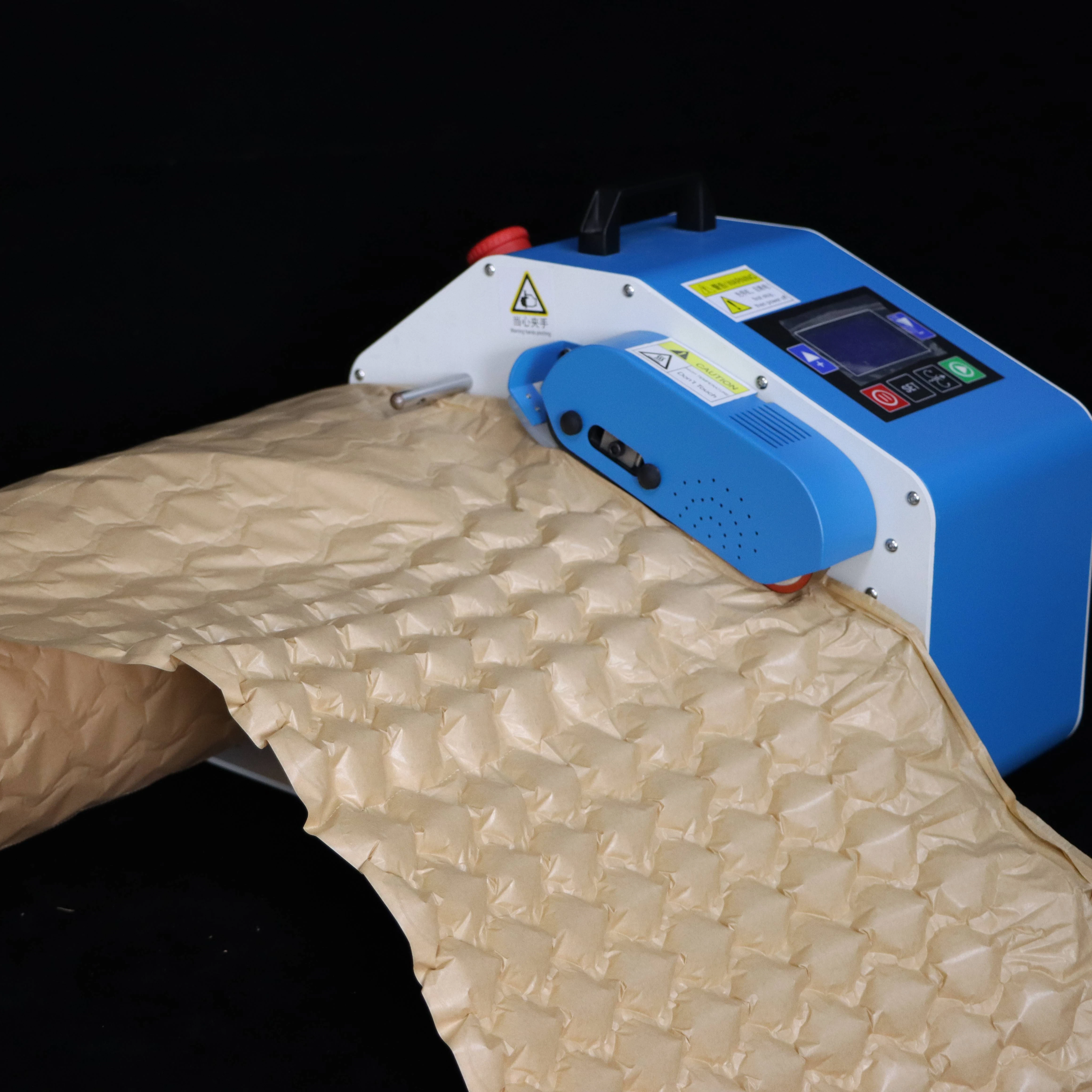 

Китайская заводская поставка Биоразлагаемая бумага на воздушной подушке Пузырьковая машина для заполнения 100% переработанных воздушных подушек Буферный насос на воздушной колонке