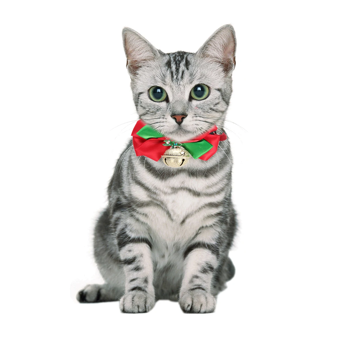 

Pet Bell Bow Tie Christmas Dog Collar Adjustable Puppy Necklace with Unique Pattern for Cats Dogs Festive Supplies