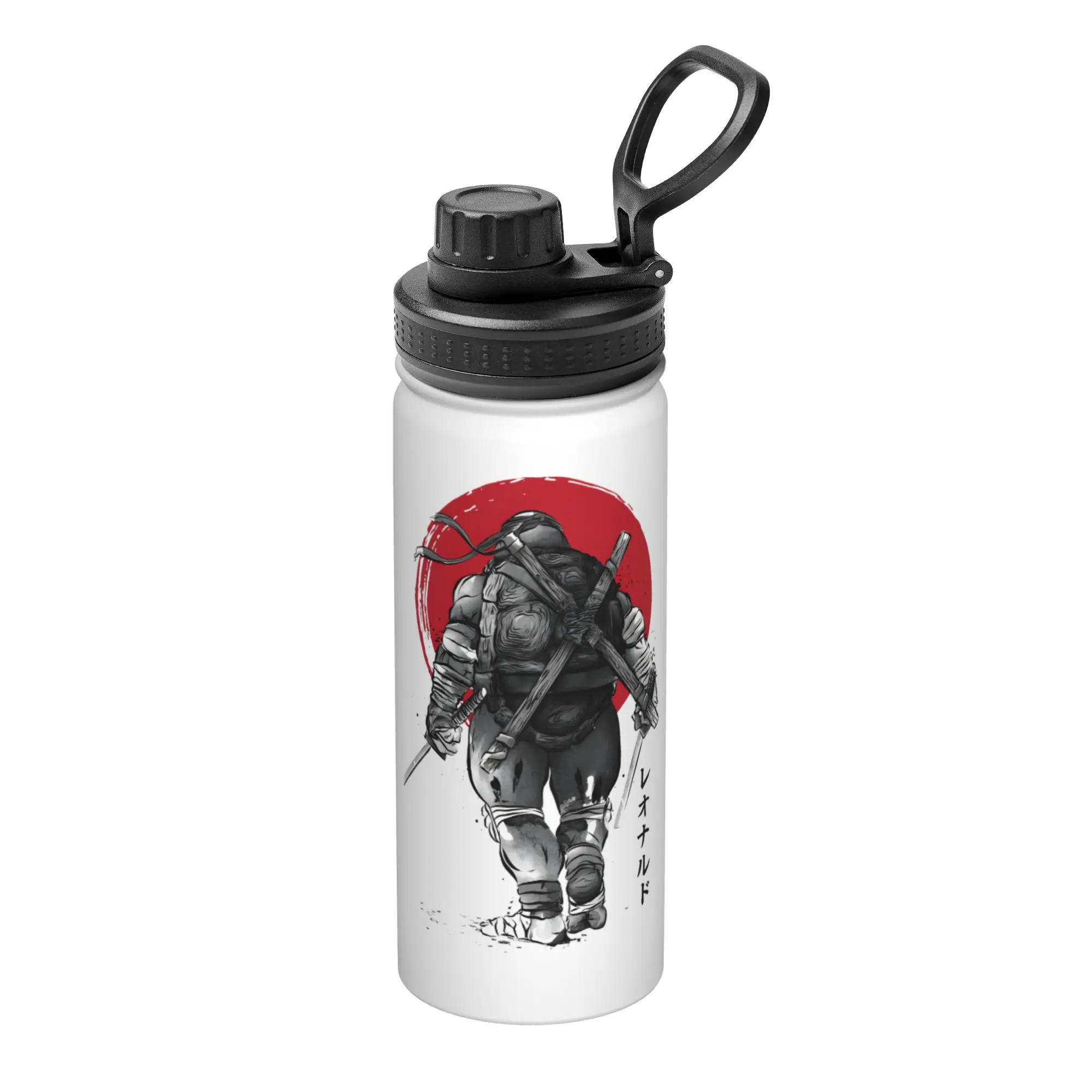 Anime Ninja T-Turtles 18OZ Sports Insulated Kettle  Coffee Cups Vacuum Flask Outdoor Mug Hot Cold Drink