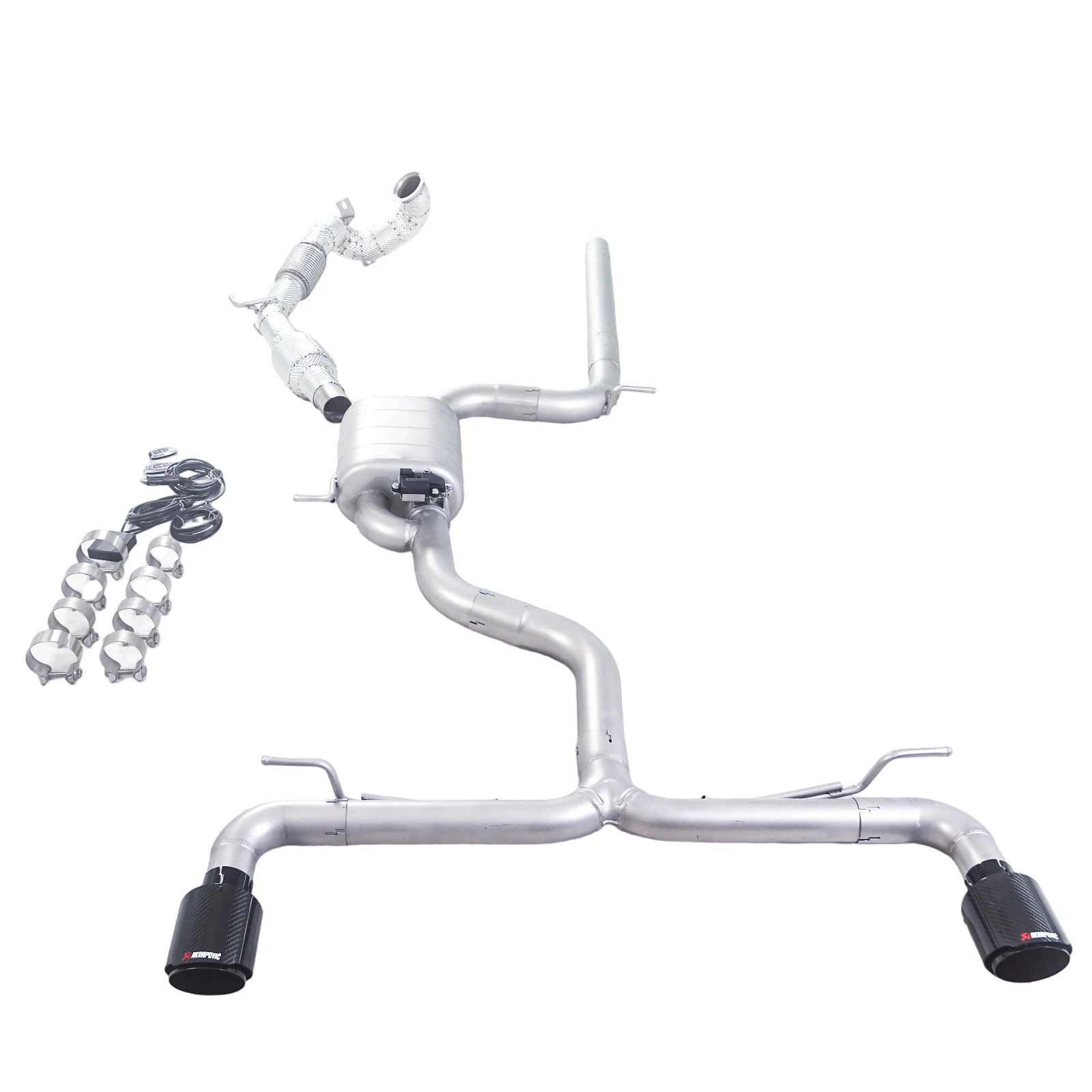 

Suitable for Volkswagen Golf 5GTI, 6GTI, 7GTI, 7.5gti, 8GTI, 2.0T Catted downspout +Catback with valve exhaust system