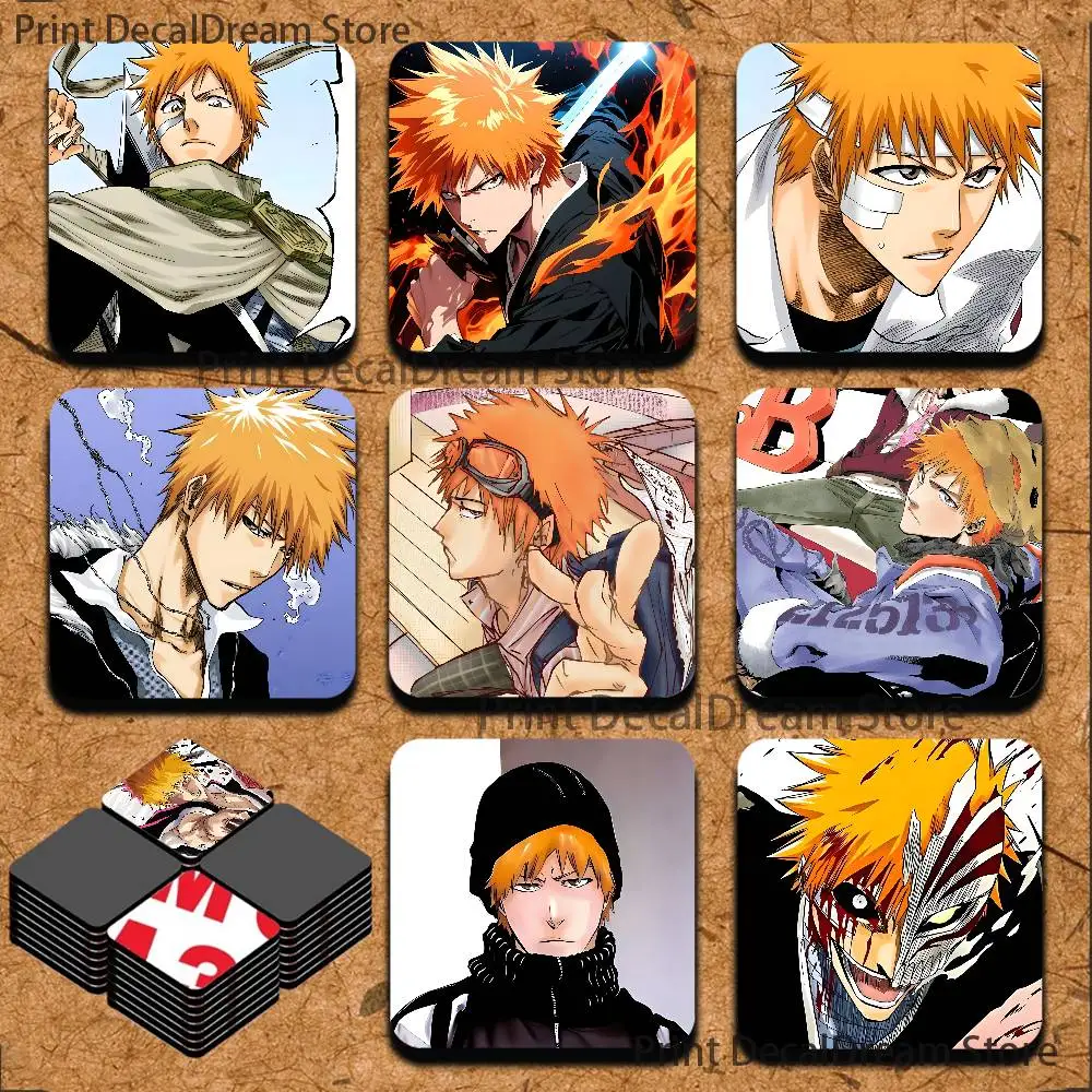 

Anime K-Kurosaki Ichigo Cute Cartoon Anime Refrigerator Magnets Soft Magnetic Heat Transfer Refrigerator Magnets Gift