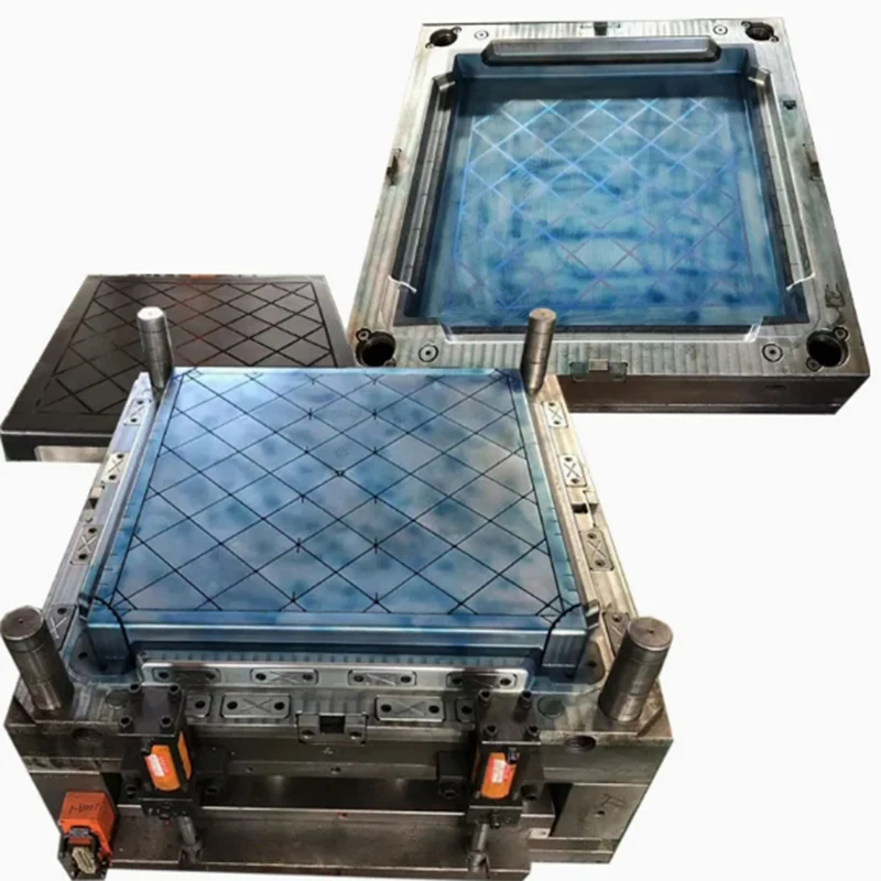 

Oem Manufacturer Customized Injection Molded Parts Injection molding of large grid plastic parts using molds.