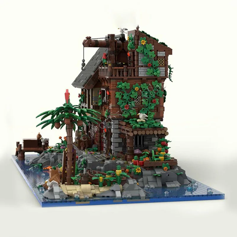 جديد 8625 أجزاء MOC جزيرة كبيرة اللبنات العمارة نموذج عرض لعب للأطفال لتقوم بها بنفسك الجمعية مفاجأة هدية عيد ميلاد
