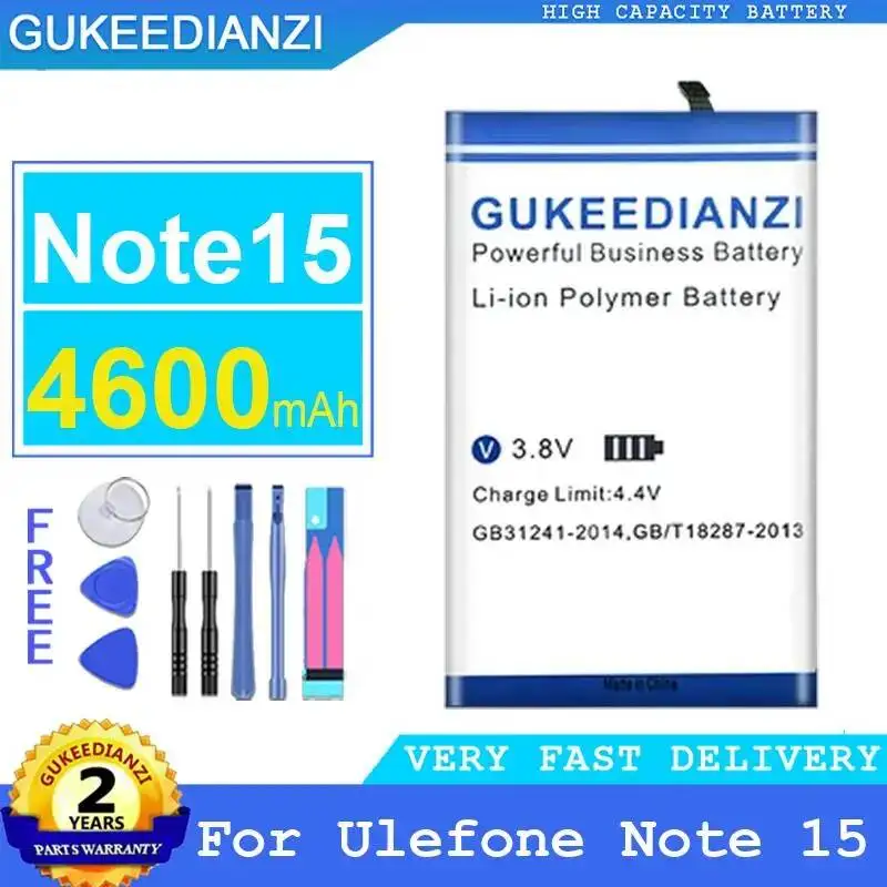 

Аккумулятор для мобильного телефона Ulefone Note 15 Note15, долговечный, 4600 мАч, высокоэффективный