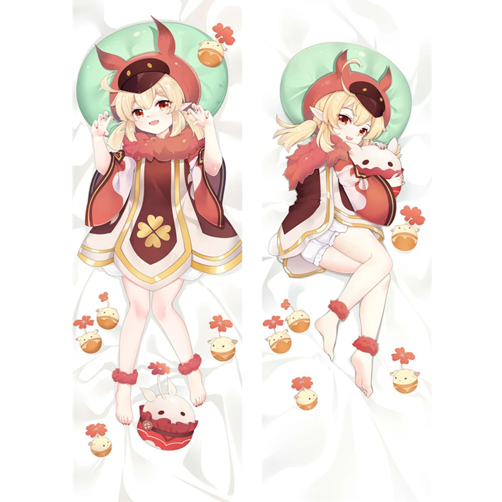 

Genshin Impact Klee Hugging Body Pillow Case Dakimakura Game Character Bedding Pillow Otaku Room Decoration Customize