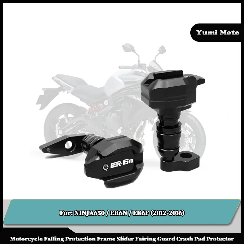 

For KAWASAKI ER6N ER6F ER-6N ER-6F NINJA 650 ER 6F Motorcycle Falling Protection Frame Slider Fairing Guard Crash Pad Protector