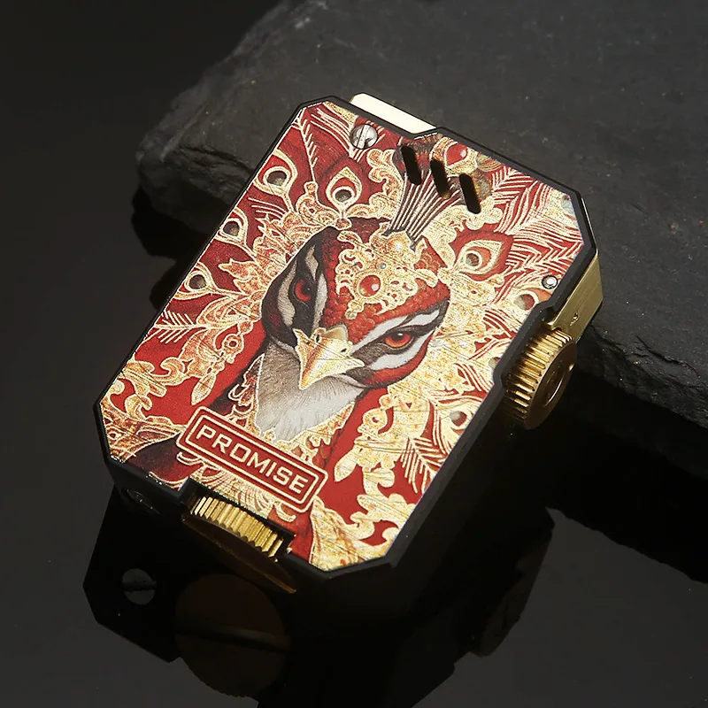 2026 Honest New Retro Metal Kerosine Lighter Engraved Press Ejection Ignition Men's Personalized Creative Gift Gadgets for Men