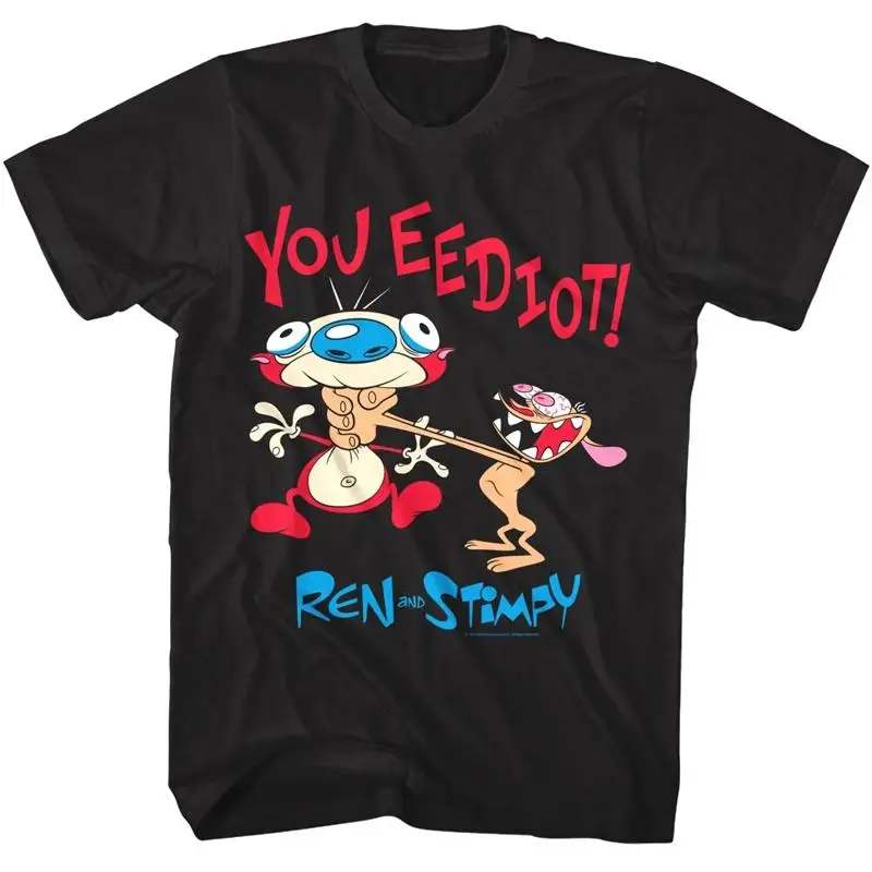 Ren and Stimpy You Eediot Men's T Shirt