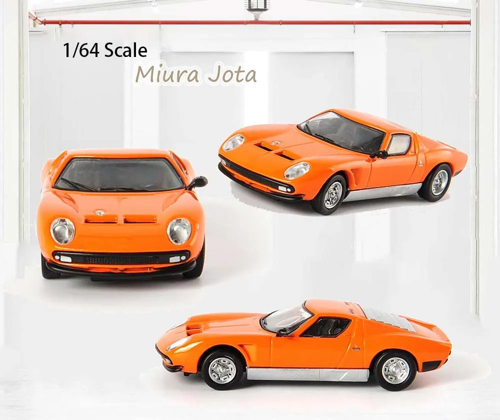 New 1/64 Scale  Miura Jota Diecast model Alloy toy Cars For Collection Gifts