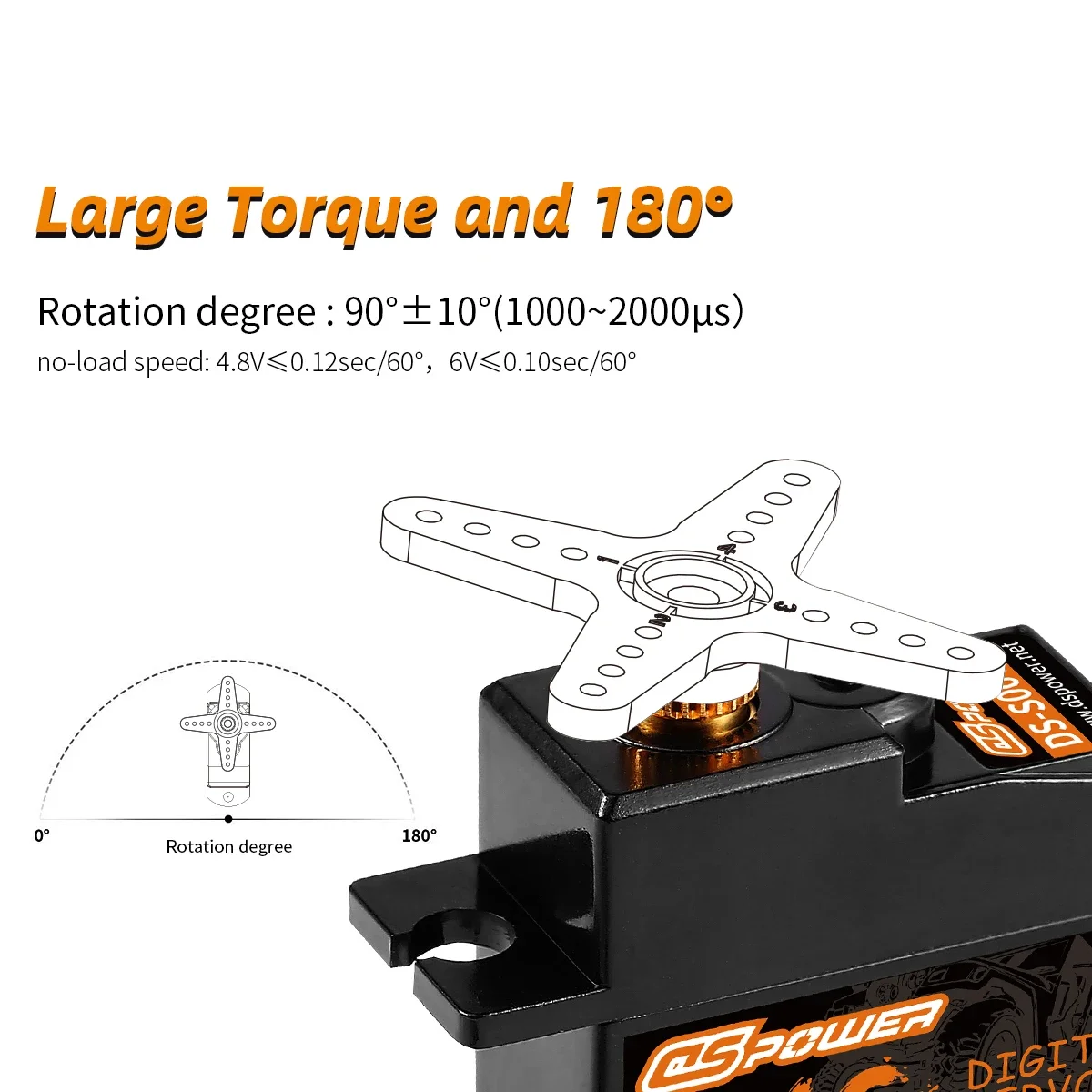 DSpower 21g Metal Gear Mini Servo 4.2KG 17g Servo for 1/18 1/16 1/14 RC Car Slash E-Revo 144001 MN99S MJX Hyper Go 14209 14210