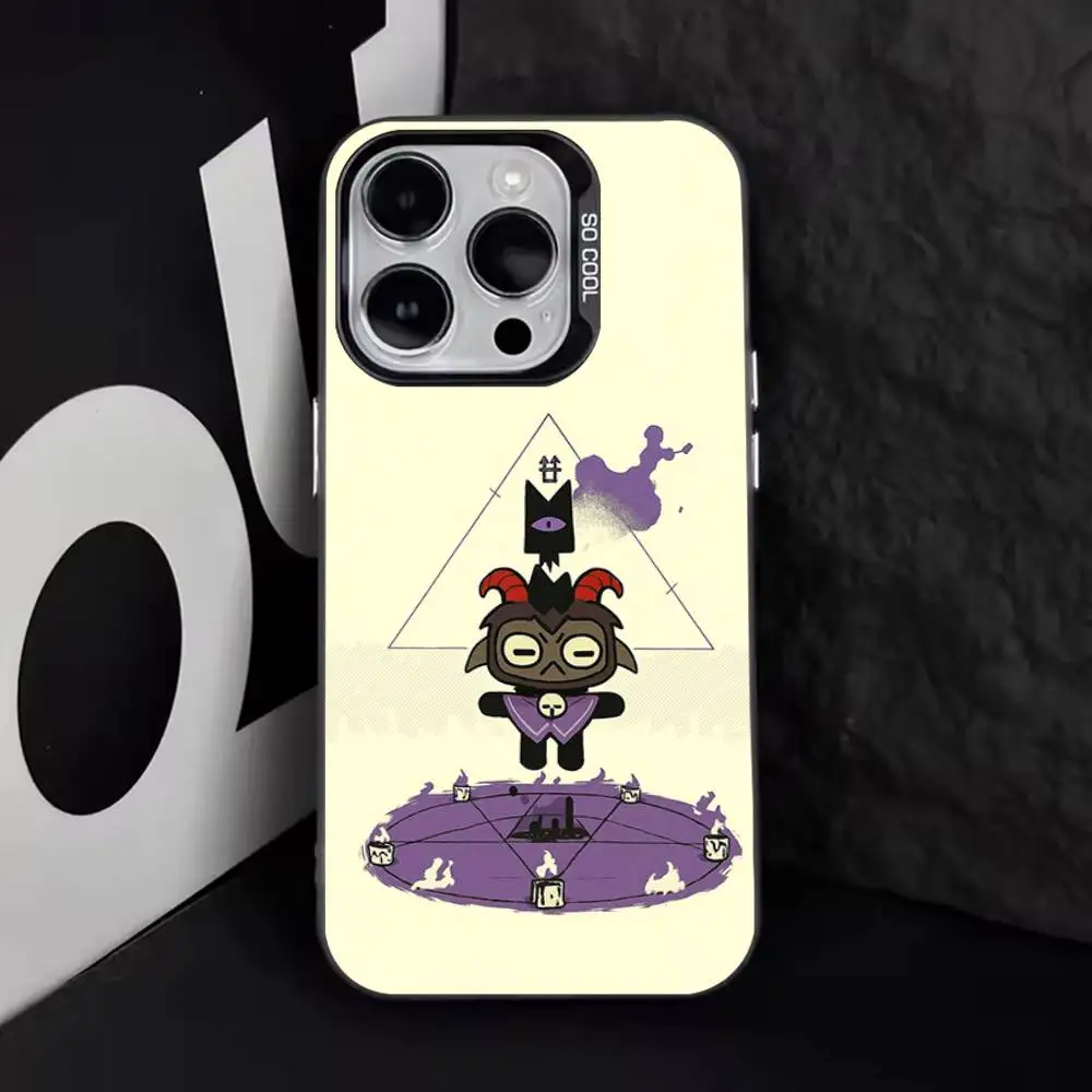 Game Cult Of The L-Lamb Phone Case For iPhone 17,16,15,14,13,12,11,Pro,Max,Plus,E,Air,Mini Black Tpu Cover