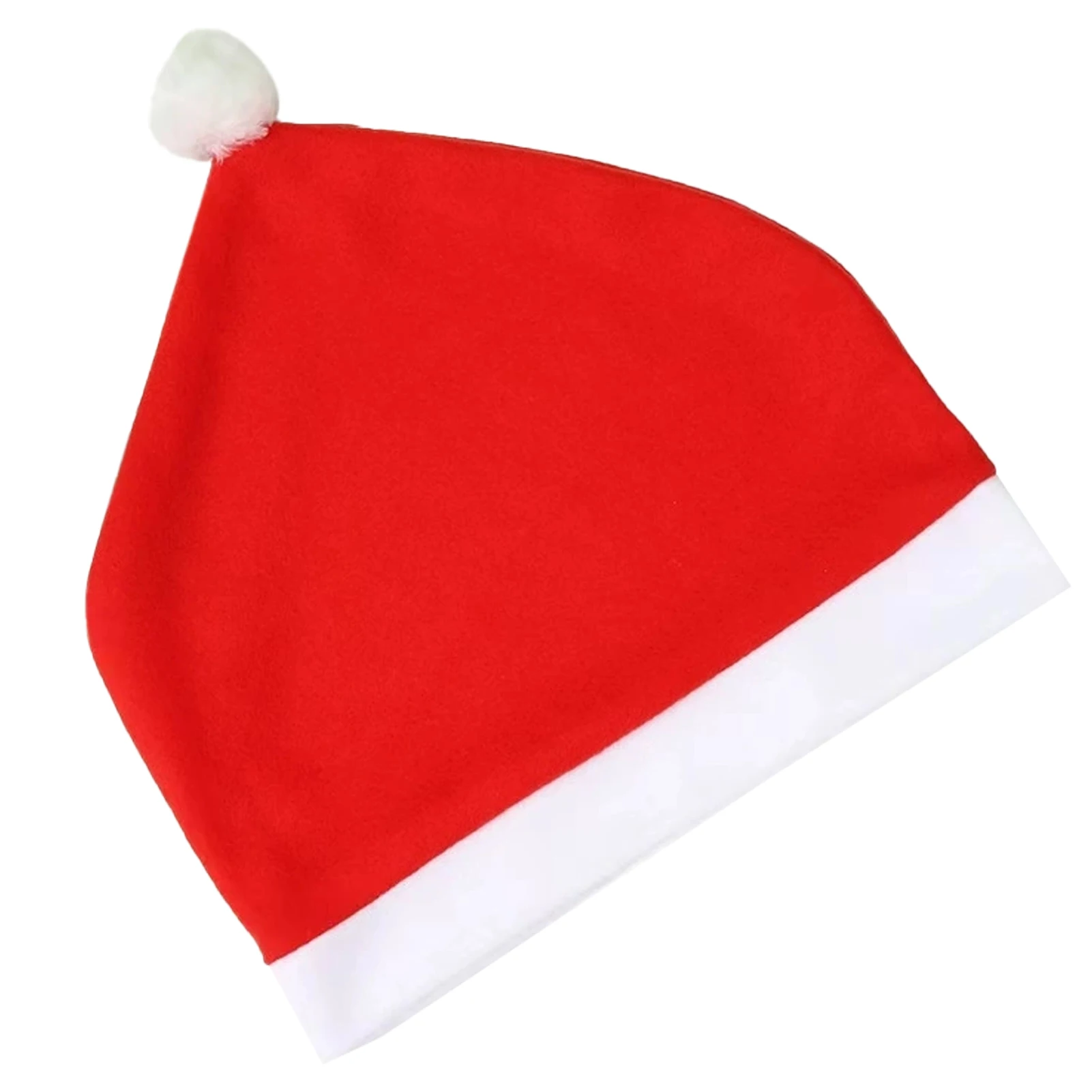 12-Piece Santa Hat Design Christmas Car Decorations. Fabric, Suitable For Living Rooms, Outdoor Christmas Decor