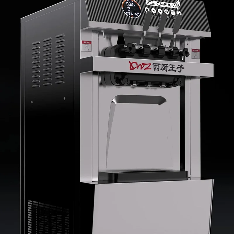 automatic ice cream machine Commercial floor-standing Commercial desktop Three color flavors efficient production touch screen