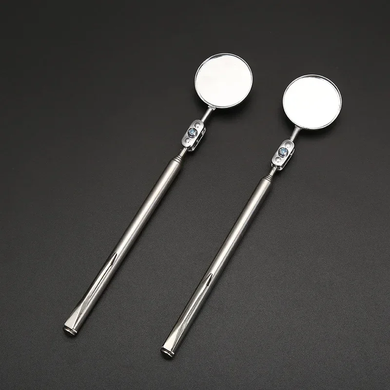 30mm Portable Auto Angle Viewing Pen 360 Degree Rotatable Telescopic Inspection Circular Mirror Auto Repair Parts