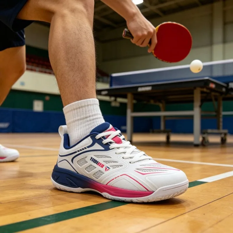 

Original Brand Professional Table Tennis Shoe Top Quality Wearable Badminton Training Athletic Shoe Unisex Indoor Court Shoe