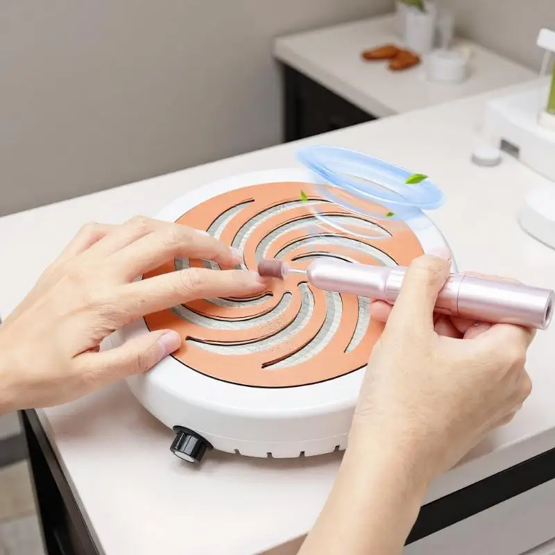 4500 RPM Super Suction Nail Dust Collector Powerful Nails Dust Extractor Nail Art Manicure Fan Vacuum Cleaner And Filter