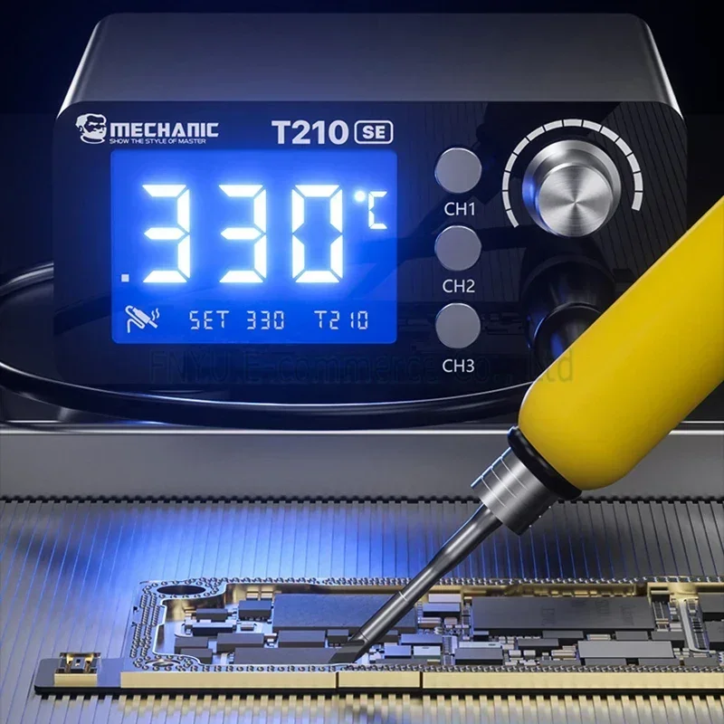 ช่าง T210 SE สถานีบัดกรี LED ดิจิตอลปรับ Auto Sleep Quick ความร้อน Universal C210 เหล็กเคล็ดลับเชื่อมซ่อมเครื่องมือ