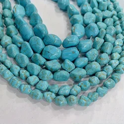10/30pcs Loose Turquoise  Beads For DIY Fashion Jewelry Making, Bracelets,Necklace Phone Chain Birthday Gifts Beaded Accessories