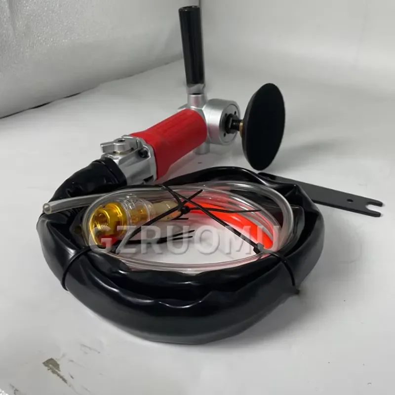 2026 Latest Water-Cooled Pneumatic Grinder Sander Wet Polisher for Marble Quartz Granite Stone Polishing M14 Thread 5 8 Inch