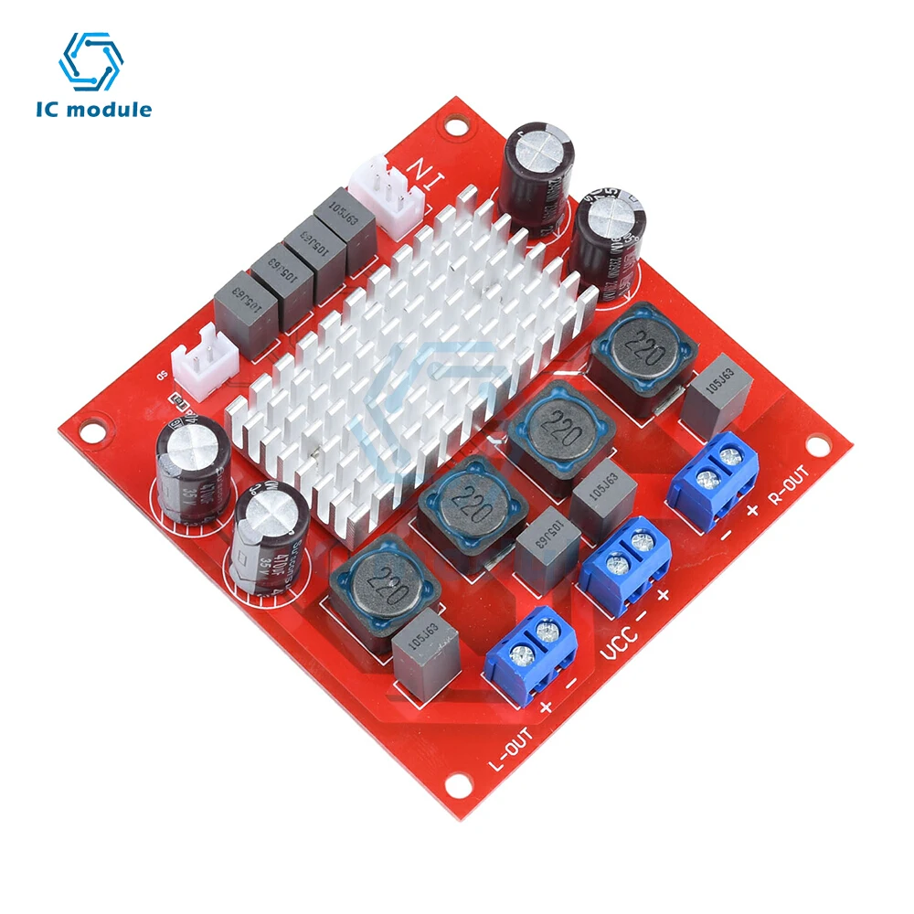 CS8685H Dual Channel Digital Amplifier Board 2 * 75W High Power Amplification DC 5-29V Single Power Supply for Audio Projects