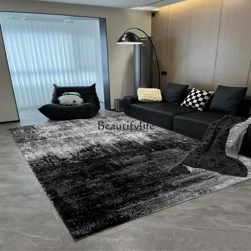 01Nordic carpet dark high-end simple living room coffee table dirt-resistant and easy to take care of American retro floor mat
