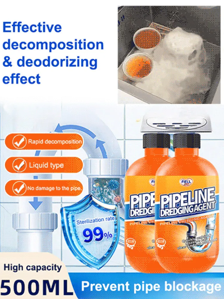 

Дезодоратор для канализации унитаза, очиститель труб, растворяющий, противозасоряющийся, очиститель канализации