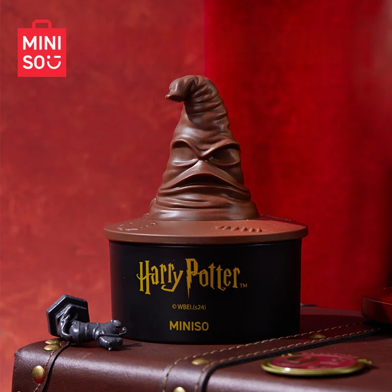 MINISO Harry James Potter Series Sorting Hat Storage Box Desktop Headband Hairband Box Children's Toy Ornament Birthday Gift