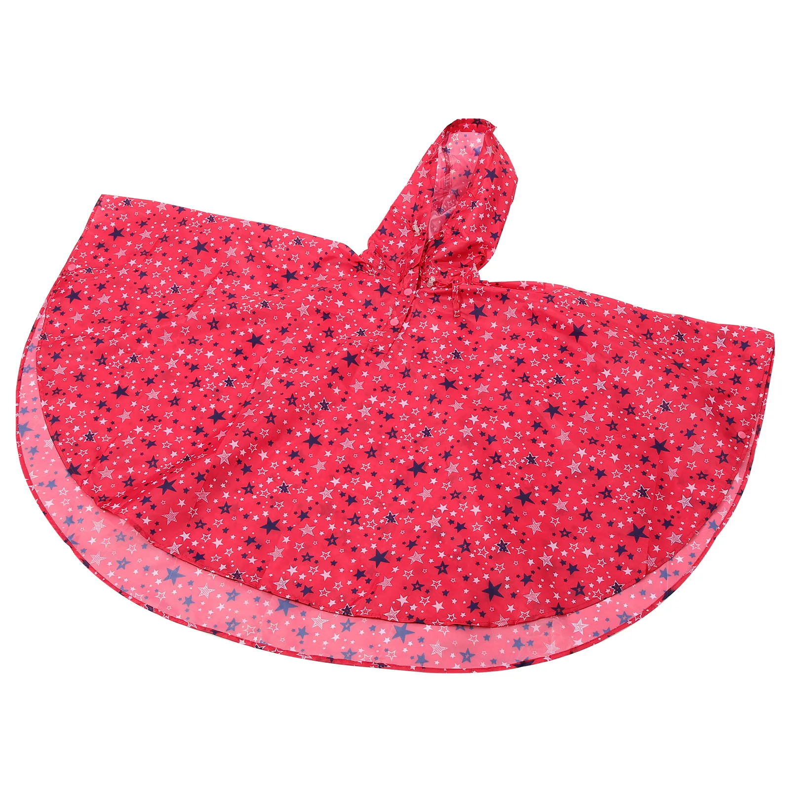 

Girls Kids Toddler Hooded Backpack Rain Poncho Full Length Lightweight School Raincoat Waterproof Blue Size L Rain Ponchos