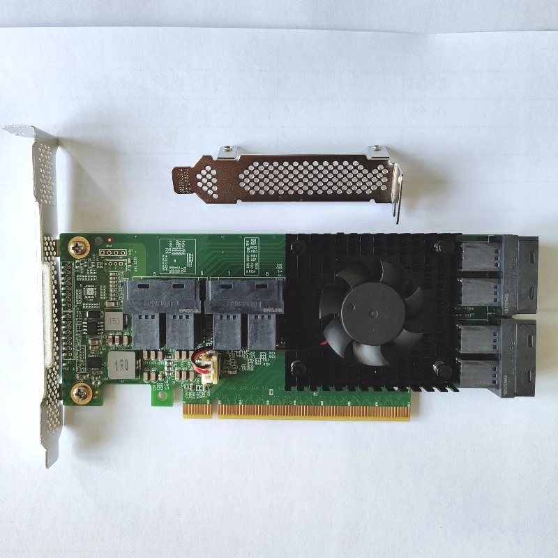 NVMe expansion card U.2 adapter card M.2 array card PCIeX16 to 8 ports 4 ports Switch