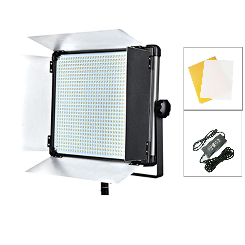 

2 Pcs Yidoblo LED Lamp Camera Continue Lighting D-528 40W 1500 Lumen White-Warm Color Adjust Studio Photography Led Video Light