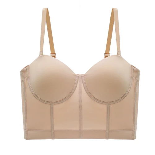 Imagen 1 del producto Sujetador francés de realce para mujer, ropa interior de estilo Lolita, lencería de copa ABC, color Beige, negro, rojo y blanco, novedad de 2024