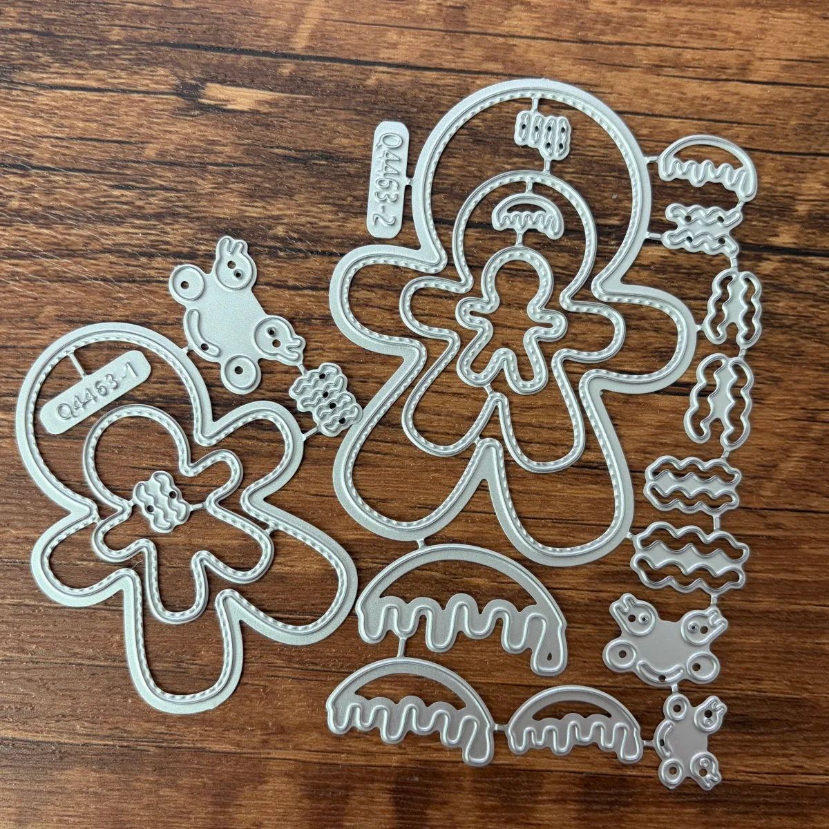 Christmas 2025 Gingerbread Man Bag Candy Metal Cutting Dies Clear Stamps for DIY Making Card Scrapbook Embossed Craft Decoration