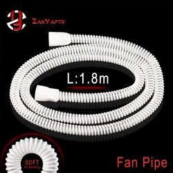 1.8M Soft Anti-Fold 15MM CPAP Fan Pipe For Brushless Centrifugal Blower DC WS7040 7040 Fan For VzBoT HevORT 3D Printer