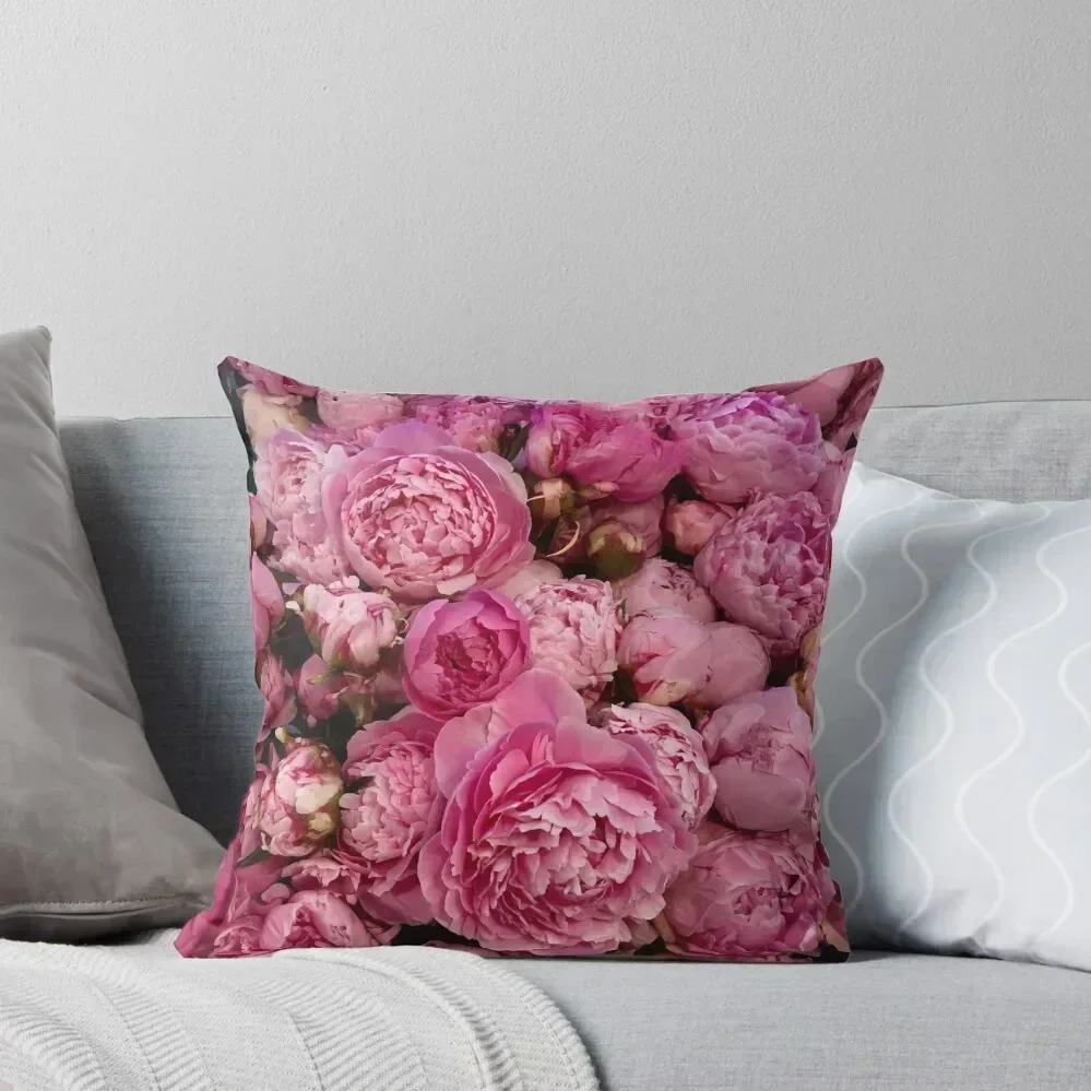 

Peonies Throw Pillow christmas ornaments 2025 Cushion Covers For Living Room Sofa Cushions Covers Luxury Sofa Cushions pillow