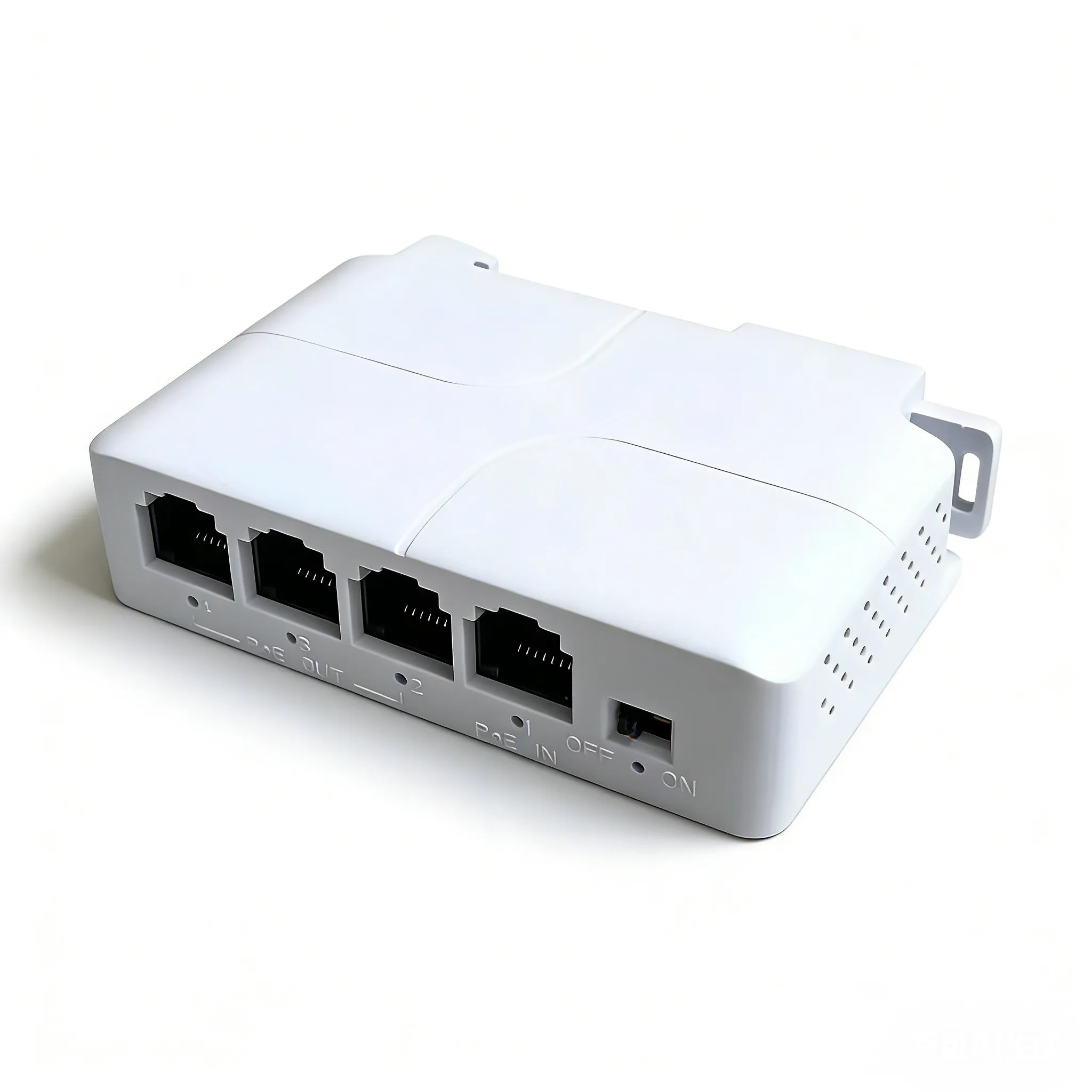 4 Ports PoE Extender 10/100Mbps PoE Repeater IEEE802.3af/at Plug&Play for IP Transmission Switch NVR IP Camera
