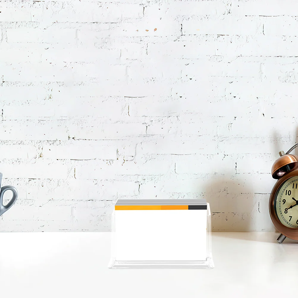 2 Pcs Cards Multiple Business Holder Display Holders Desk Cardholder Transparent Acrylic Office