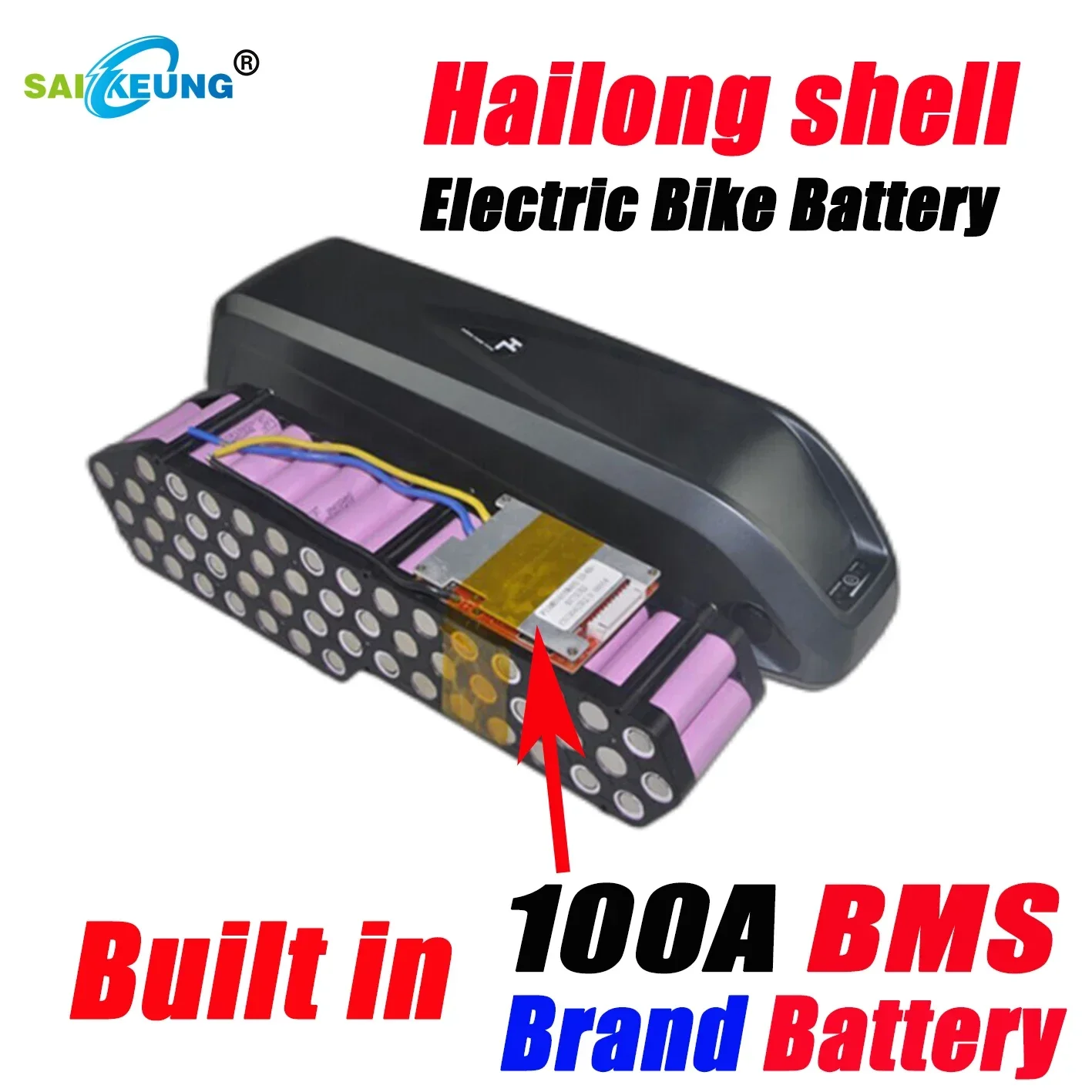 Hailong 72v 52v 48V 60V 36V 20/23/24/25/30/35/40/45/50ah/60ah Rechargeable Electric Bike Motorcycle Scooter Lithium Battery Pack