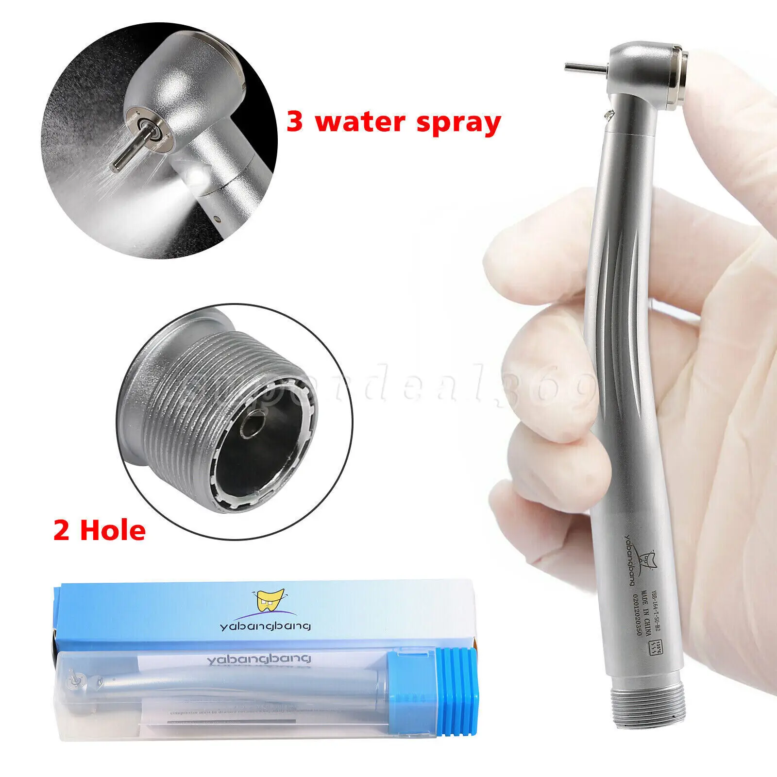 Gerador E De Fibra Óptica Dental Handpiece De Alta Velocidade, Ajuste De Turbina De Cabeça Grande, Nsk Pana Max, LED, Sem LED, 2, 4 Buracos