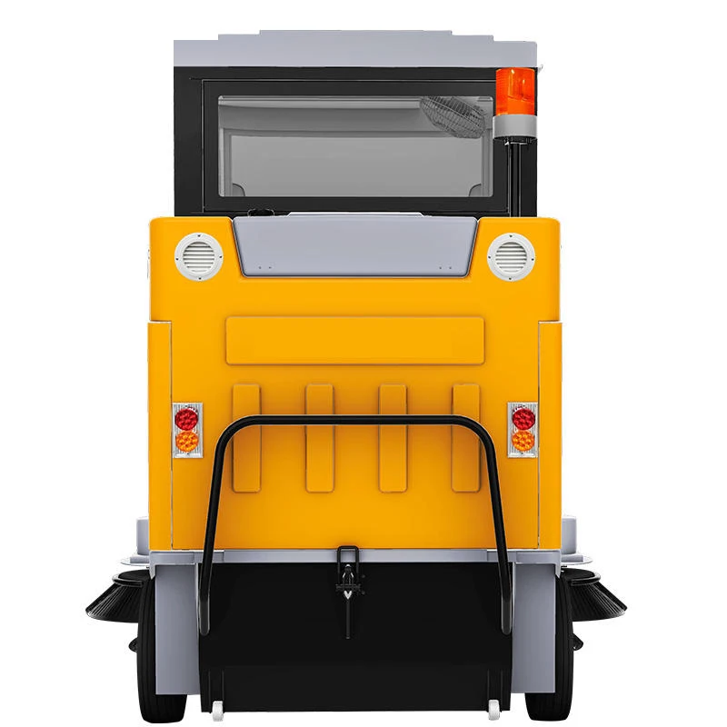 MN-E800LD Ride-on Electric Street Sweeper Auto Road Cleaning Machine With 48V Brush For Street Vacuum Cleaning