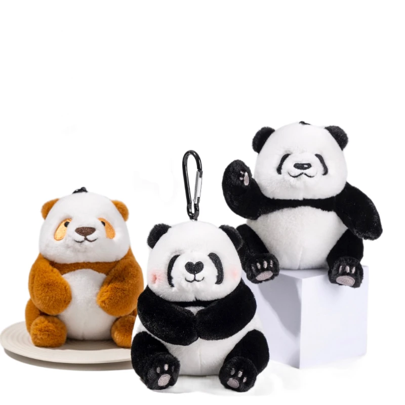 

13cm Kawaii Panda Plush Keychain Toy Cute Stuffed Animals Panda Plushies Mini Doll Cartoon Anime Soft Kids Toys Pendant Gifts