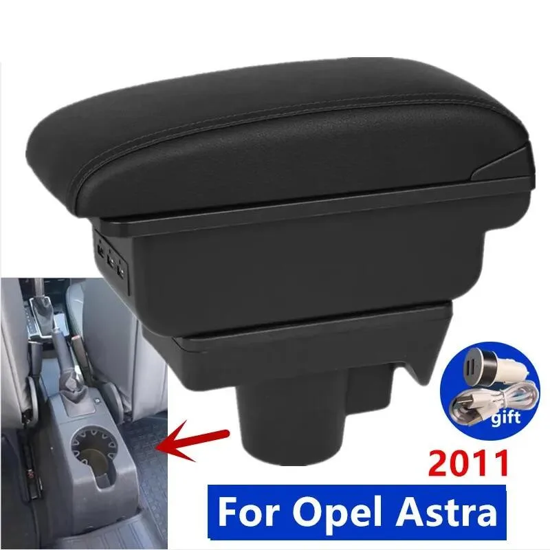 Auto-Armlehne für Opel Astra H Armlehnenbox für Opel Astra 2008-2011 Mittelkonsole Aufbewahrungsbox Innenraum Spezielles Nachrüst-Zubehör